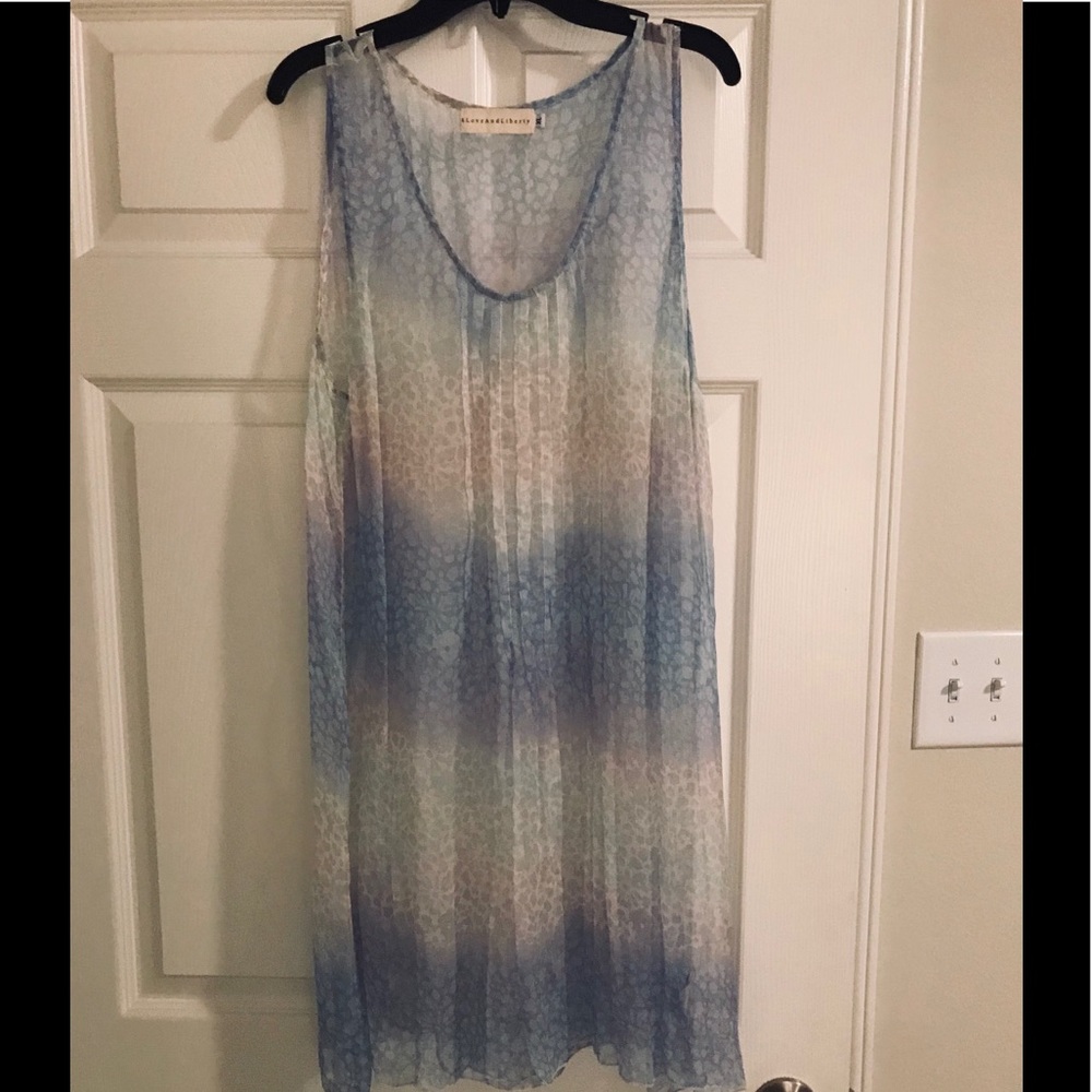 4LOVE AND LIBERTY by Johnny Was, silk tunic.